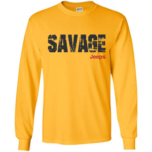 Savage Jeeps G240 Gildan LS Ultra Cotton T-Shirt