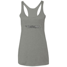 AmericanOffroadCustoms Horizontal NL6733 Ladies' Triblend Racerback Tank