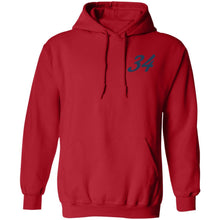 Yeti Motorsports blue logo 2-sided print G185 Gildan Pullover Hoodie 8 oz.