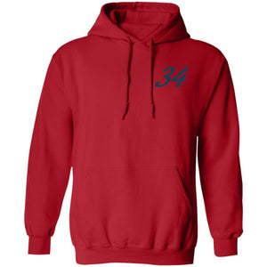 Yeti Motorsports blue logo 2-sided print G185 Gildan Pullover Hoodie 8 oz.