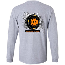 Black 17 2-sided print G240B Gildan Youth LS T-Shirt