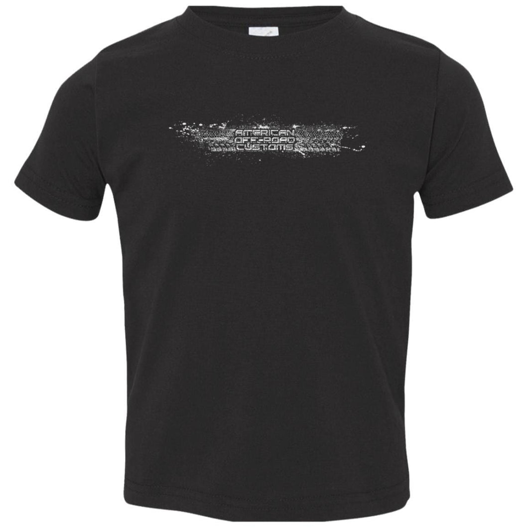AmericanOffroadCustoms Horizontal white 3321 Toddler Jersey T-Shirt