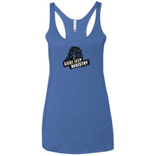 Gobi Jeep Registry Logo NL6733 Next Level Ladies' Triblend Racerback Tank