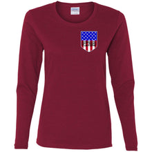 American Off-Road 2-sided print G540L Ladies' Cotton LS T-Shirt