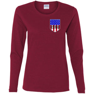 American Off-Road 2-sided print G540L Ladies' Cotton LS T-Shirt