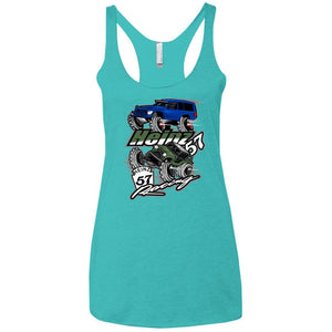 H57 Racing NL6733 Next Level Ladies' Triblend Racerback Tank