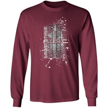 AORC Vertical white 2-sided print G240 LS Ultra Cotton T-Shirt