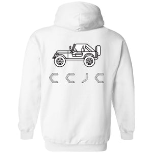 CCJC 2-sided print G185 Gildan Pullover Hoodie 8 oz.