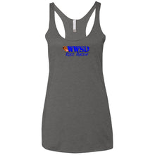WWSD 2-sided w/ Team Indiana back NL6733 Next Level Ladies' Triblend Racerback Tank