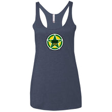 JSK_Star 2-sided print NL6733 Next Level Ladies' Triblend Racerback Tank