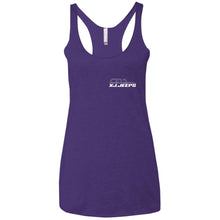 XJ Jeeps 2-sided print NL6733 Next Level Ladies' Triblend Racerback Tank