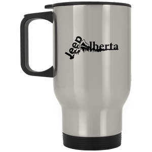 Jeep Alberta XP8400S Silver Stainless Travel Mug