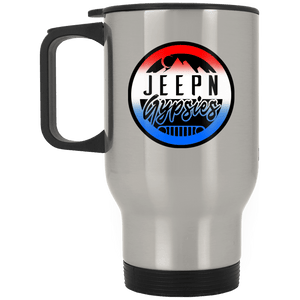 JeepNGypsies XP8400S Silver Stainless Travel Mug
