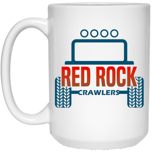 Red Rock Crawlers 21504 15 oz. White Mug