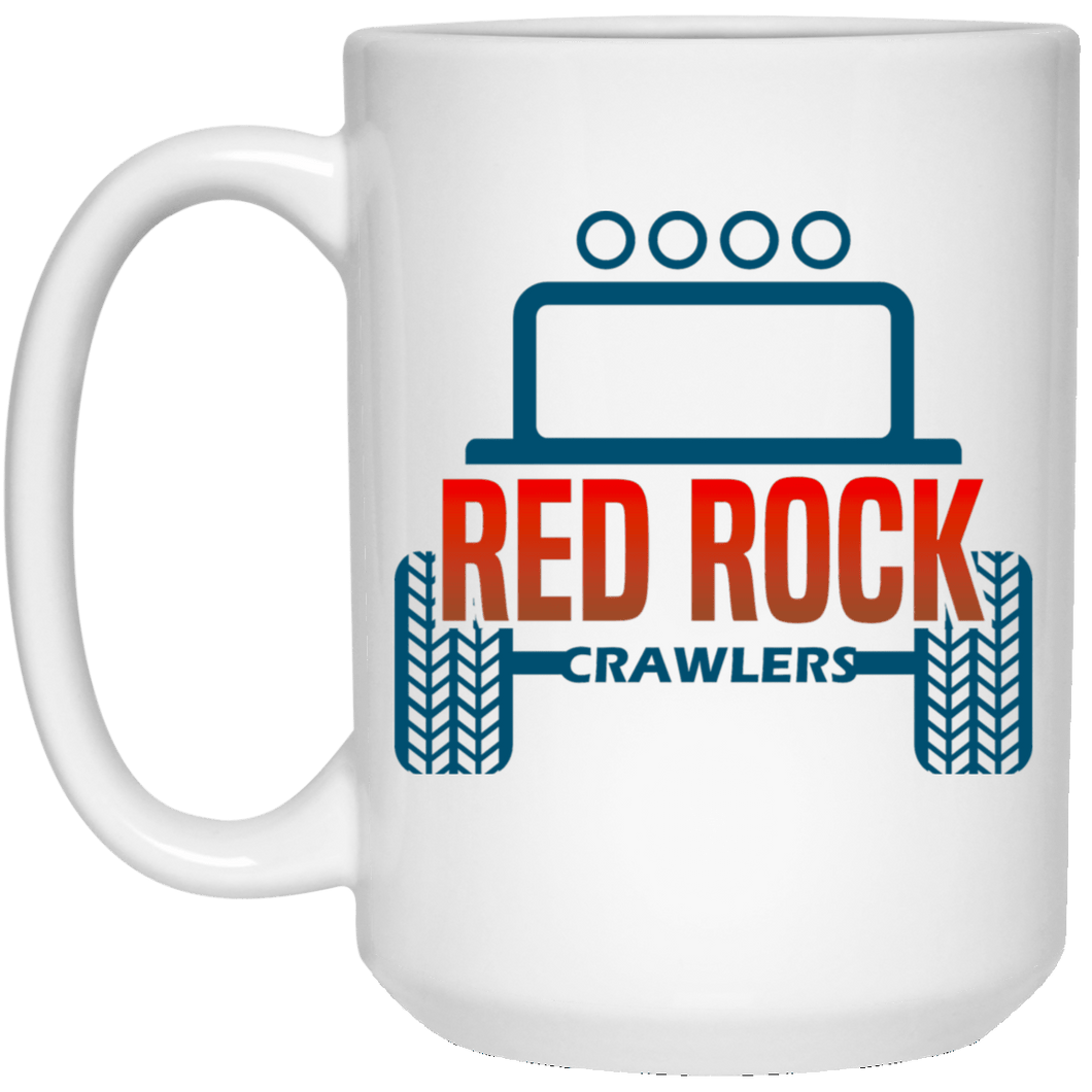 Red Rock Crawlers 21504 15 oz. White Mug