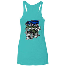 H57 Racing 2-sided print NL6733 Next Level Ladies' Triblend Racerback Tank