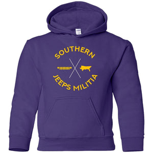 Southern Jeeps Militia G185B Gildan Youth Pullover Hoodie