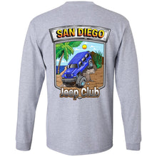 San Diego jeep club 2-sided print 2-sided print G240B Gildan Youth LS T-Shirt