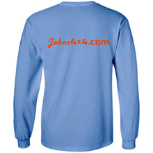John's 4x4 tread print logo 2-sided print G240 LS Ultra Cotton T-Shirt