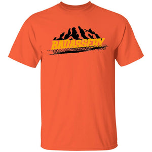 John's 4x4 BADASSERY Mountains 2-sided print G500 Gildan 5.3 oz. T-Shirt