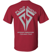 Flop Shop gray logo 2-sided print G200 Gildan Ultra Cotton T-Shirt