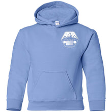 ASJC 2-sided print with Freedom flag on back G185B Gildan Youth Pullover Hoodie