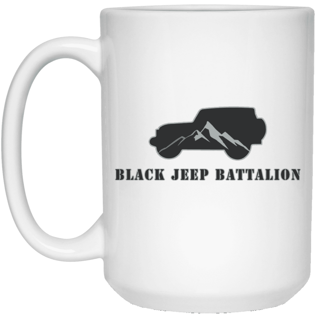 Black Jeep Battalion 21504 15 oz. White Mug