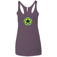 JSK_Star 2-sided print NL6733 Next Level Ladies' Triblend Racerback Tank