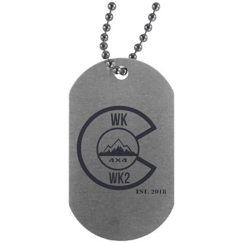 Colorado WK WK2 UN4004 Silver Dog Tag