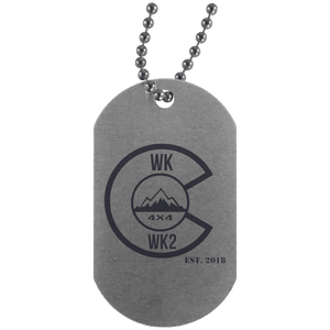 Colorado WK WK2 UN4004 Silver Dog Tag