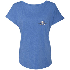 Outlaw Jeepers 2-sided print NL6760 Ladies' Triblend Dolman Sleeve