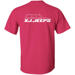 XJ Jeeps 2-sided print G500B Gildan Youth 5.3 oz 100% Cotton T-Shirt
