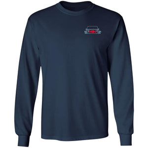 Heatbeaters 2-sided print G240 Gildan LS Ultra Cotton T-Shirt