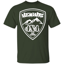 Heights 4x4 crest white logo G500B Gildan Youth 5.3 oz 100% Cotton T-Shirt