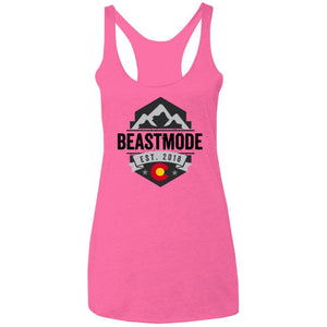 Beastmode NL6733 Next Level Ladies' Triblend Racerback Tank