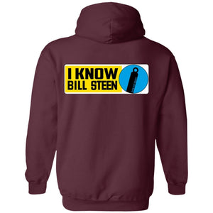 S7S white logo Bill Steen 2-sided print Z66 Pullover Hoodie