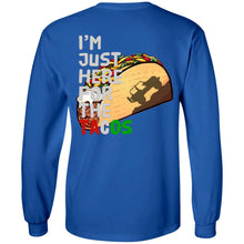 Jeep Paparazzi gray 2-sided print G240 LS Ultra Cotton T-Shirt