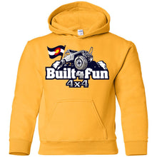 Built4Fun grey G185B Gildan Youth Pullover Hoodie