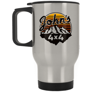 John's 4x4 XP8400S Silver Stainless Travel Mug