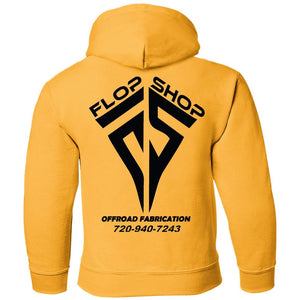Flop Shop 2-sided print G185B Gildan Youth Pullover Hoodie