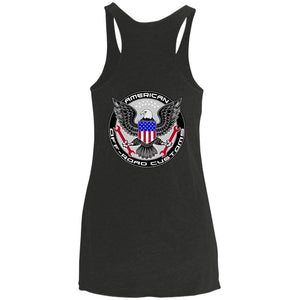American Off-Road 2-sided print NL6733 Next Level Ladies' Triblend Racerback Tank
