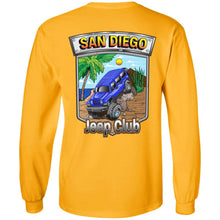 San Diego jeep club 2-sided print 2-sided print G240 Gildan LS Ultra Cotton T-Shirt