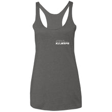 XJ Jeeps 2-sided print NL6733 Next Level Ladies' Triblend Racerback Tank