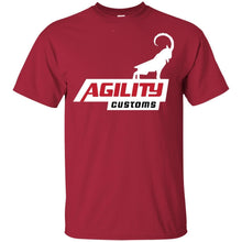Agility Customs white logo G200B Gildan Youth Ultra Cotton T-Shirt