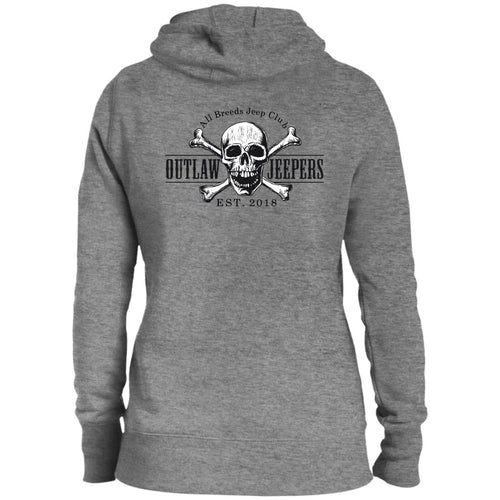 Outlaw Jeepers 2-sided print LST254 Ladies' Pullover Hooded Sweatshirt