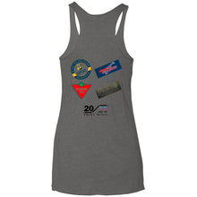 Dale Racing 2-sided print NL6733 Next Level Ladies' Triblend Racerback Tank
