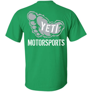 Yeti Motorsports logo 2-sided print G500 Gildan 5.3 oz. T-Shirt