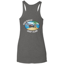 SDJC 2-sided print NL6733 Next Level Ladies' Triblend Racerback Tank