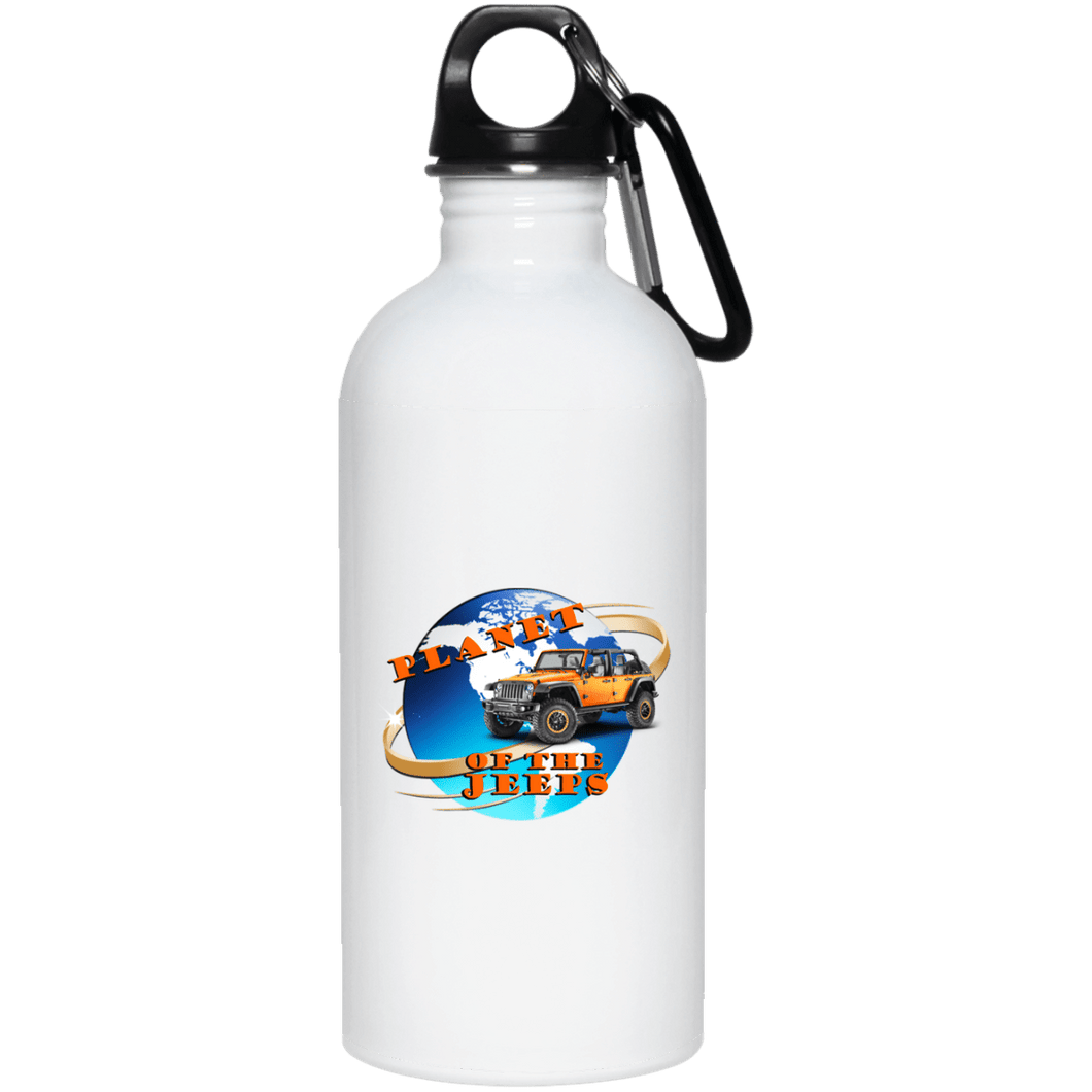 Planet of the Jeeps 23663 20 oz. Stainless Steel Water Bottle