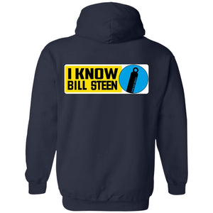 S7S white logo Bill Steen 2-sided print Z66 Pullover Hoodie